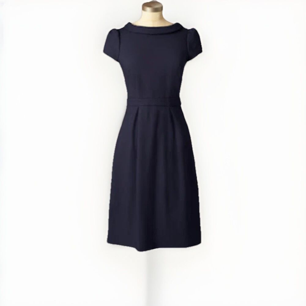 Vintage Boden Audrey Ponte Dress Navy -  Size 6 NWOT